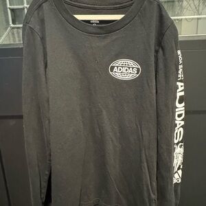 Adidas Black V-Neck Shirt